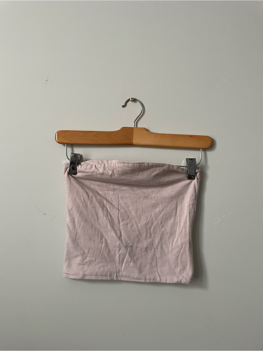 Brandy Melville Light Pink Cotton Tube Top • Women’s S